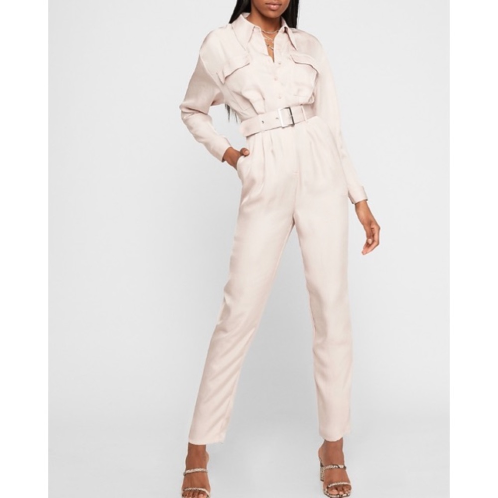 Belted Utility Jumpsuit
